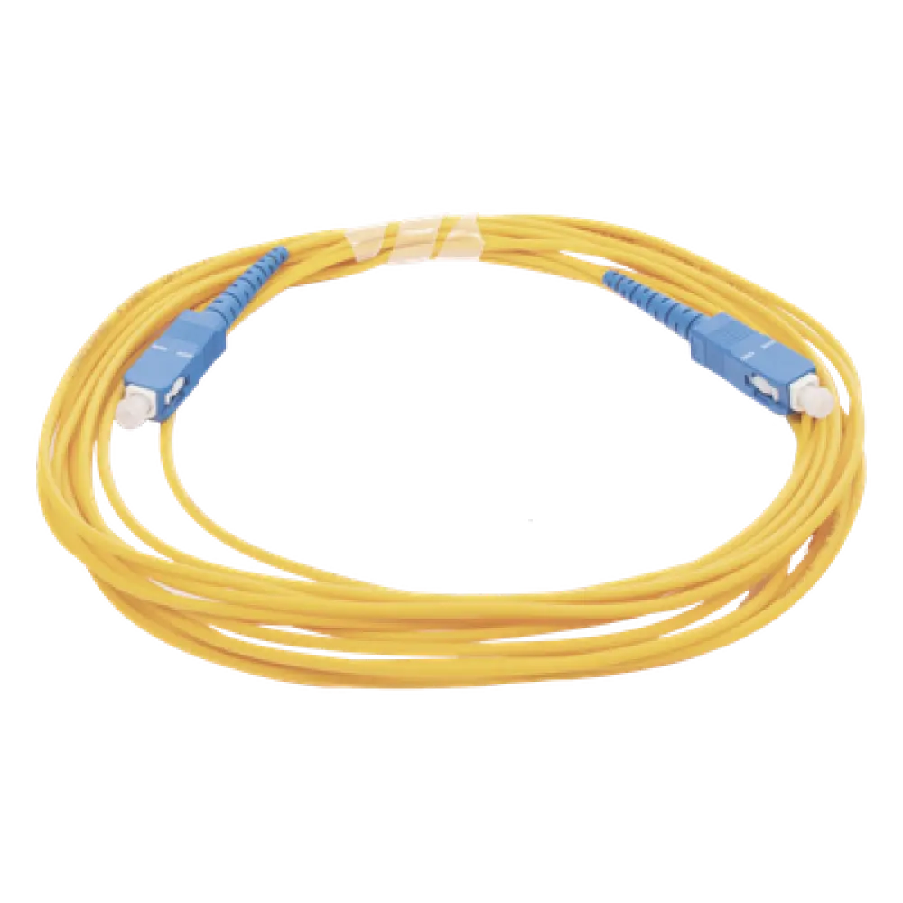 Jumper de Fibra Óptica / SC/UPC a SC/UPC / Monomodo OS2 / Simplex / 5 m (16.40 ft) / 2 mm / PVC