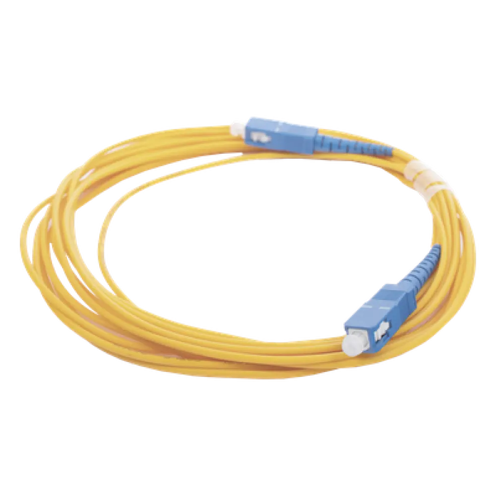 Jumper de Fibra Óptica / SC/UPC a SC/UPC / Monomodo OS2 / Simplex / 5 m (16.40 ft) / 2 mm / PVC