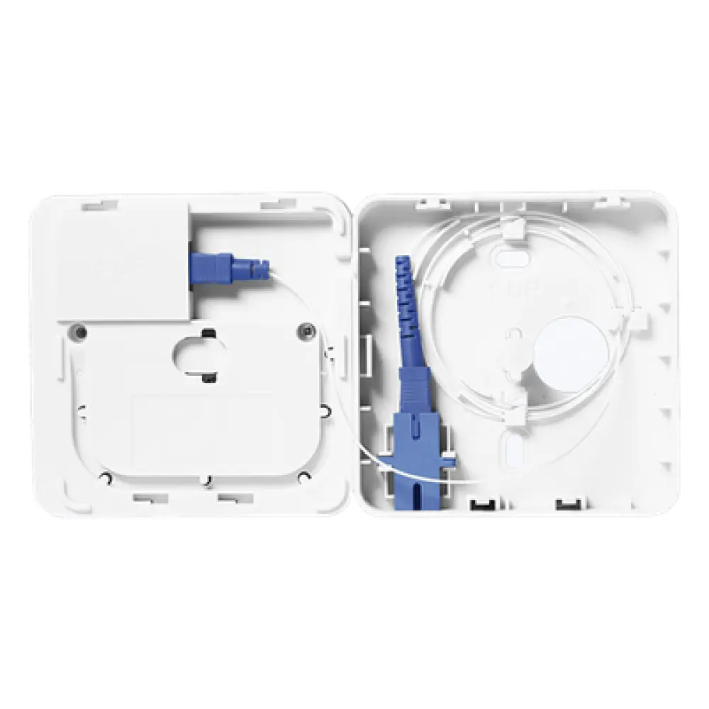 ONU Bridge EPON/GPON / 1 Puerto SC/UPC / 1 Puerto LAN Gigabit / Roseta Integrada / 91x91x41 mm / 4W