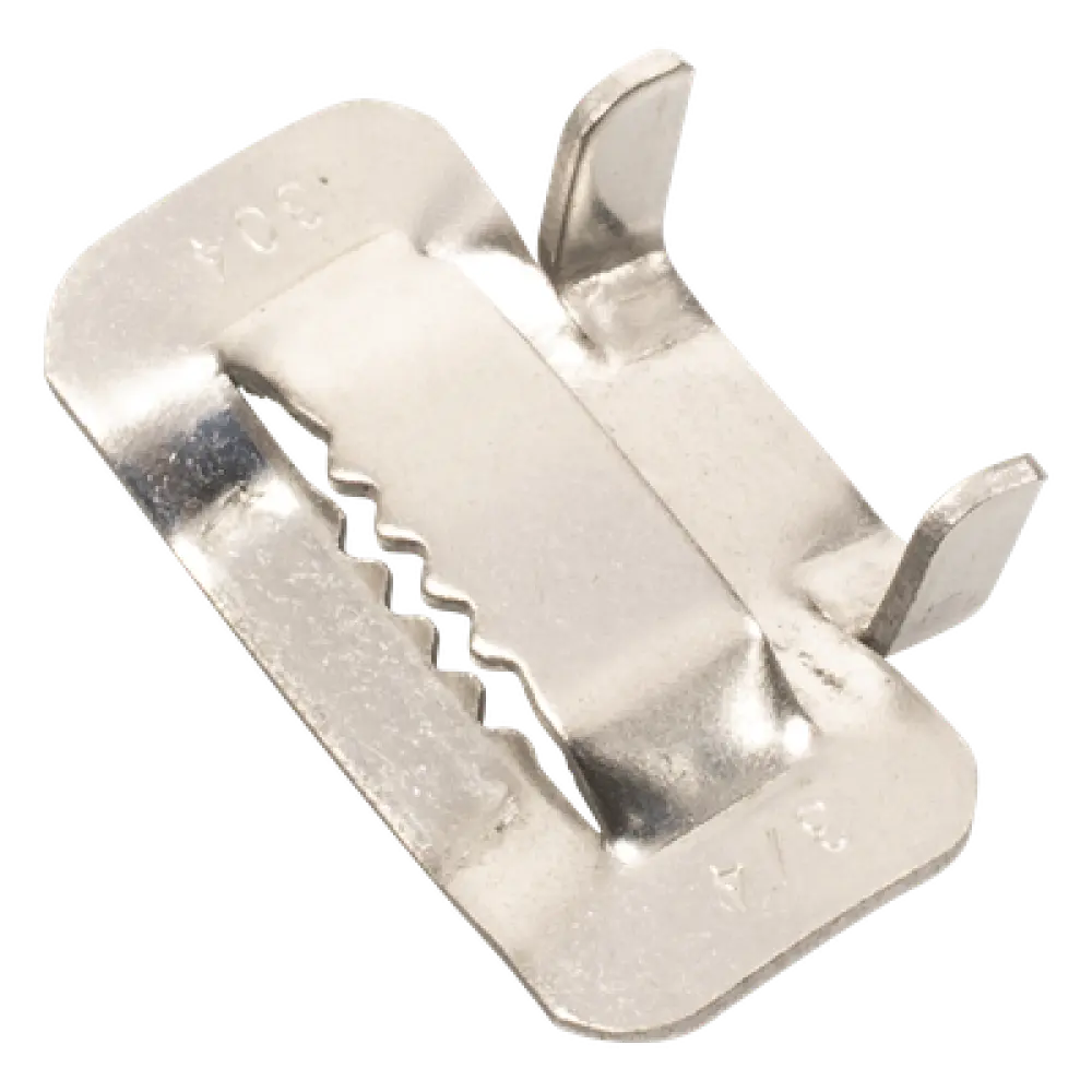Hebilla de Acero Inoxidable / 3/4" / 100 Piezas / Compatible ADSS / Mini-ADSS / Figura 8