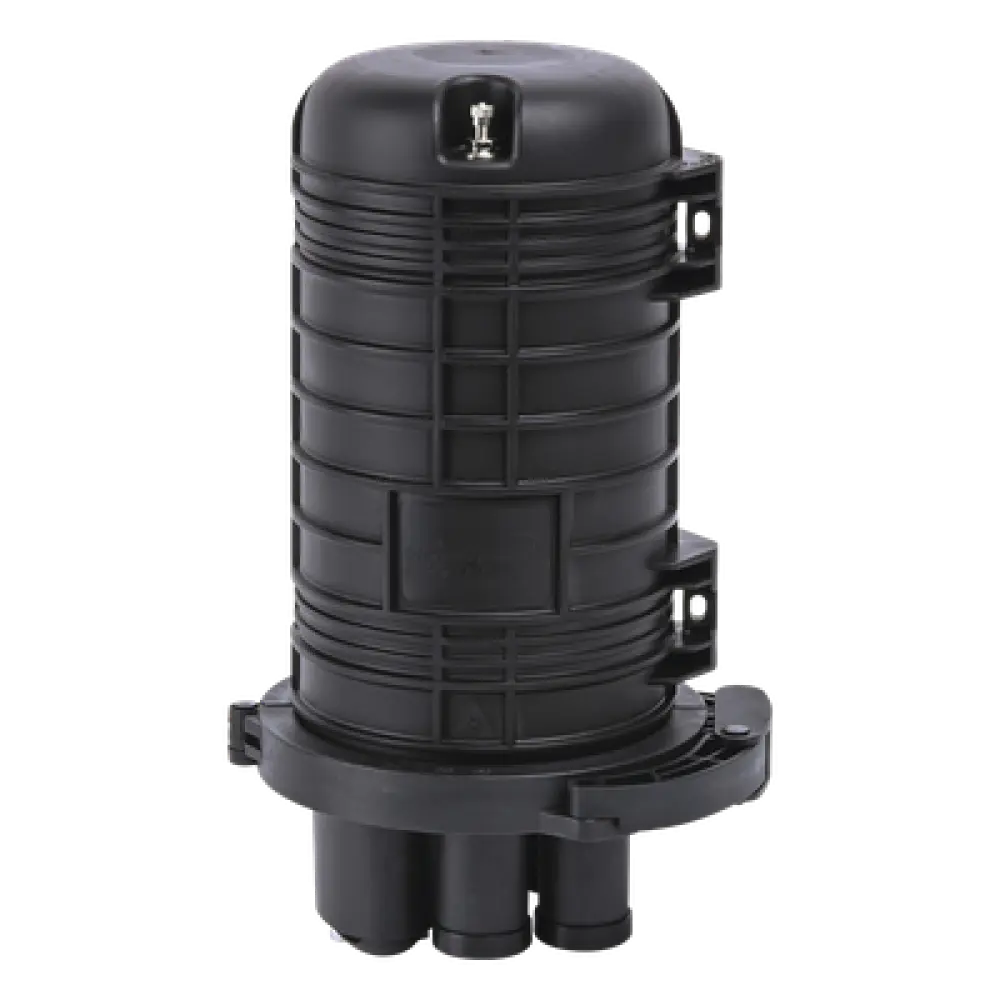 Caja de Distribución de Fibra Óptica Vertical Tipo Domo / 48 Empalmes / IP68 / Exterior / 5-14 mm