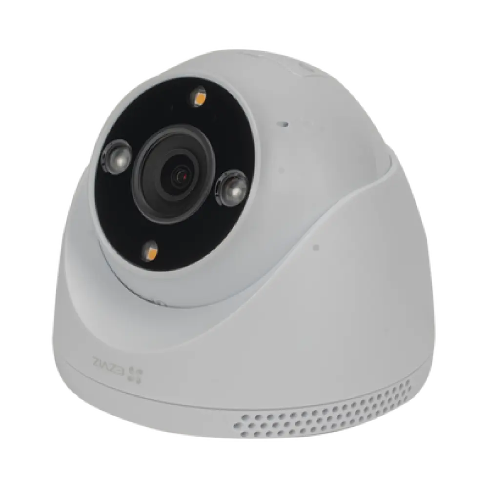 Cámara IP Bullet PoE / 3 Megapixel 2K / Visión Nocturna Color 30 m (98.4 ft) / Detección IA Humano/Vehículo / Audio Bidireccional / Defensa Activa / IP67