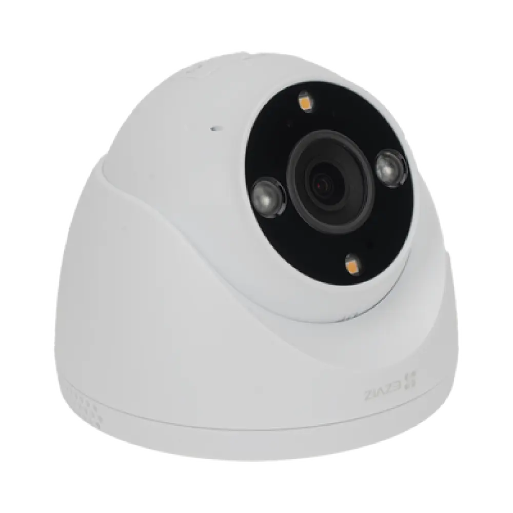 Cámara IP Bullet PoE / 3 Megapixel 2K / Visión Nocturna Color 30 m (98.4 ft) / Detección IA Humano/Vehículo / Audio Bidireccional / Defensa Activa / IP67