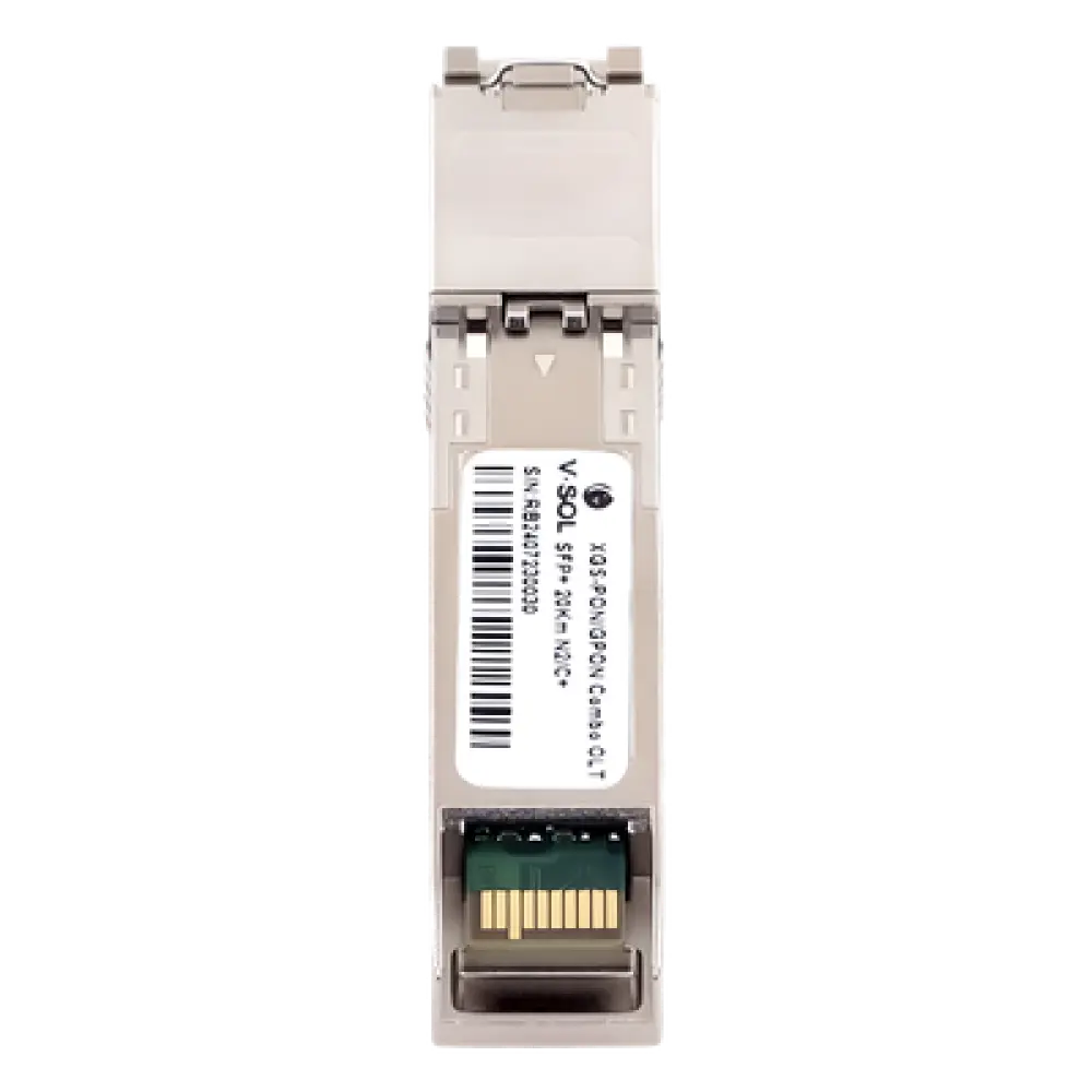 Módulo SFP PON Combo XGSPON/GPON / 10 Gbps Full Duplex / Alcance 20 km (65,616 ft) / SC/UPC / Temperatura Extendida 0-70°C