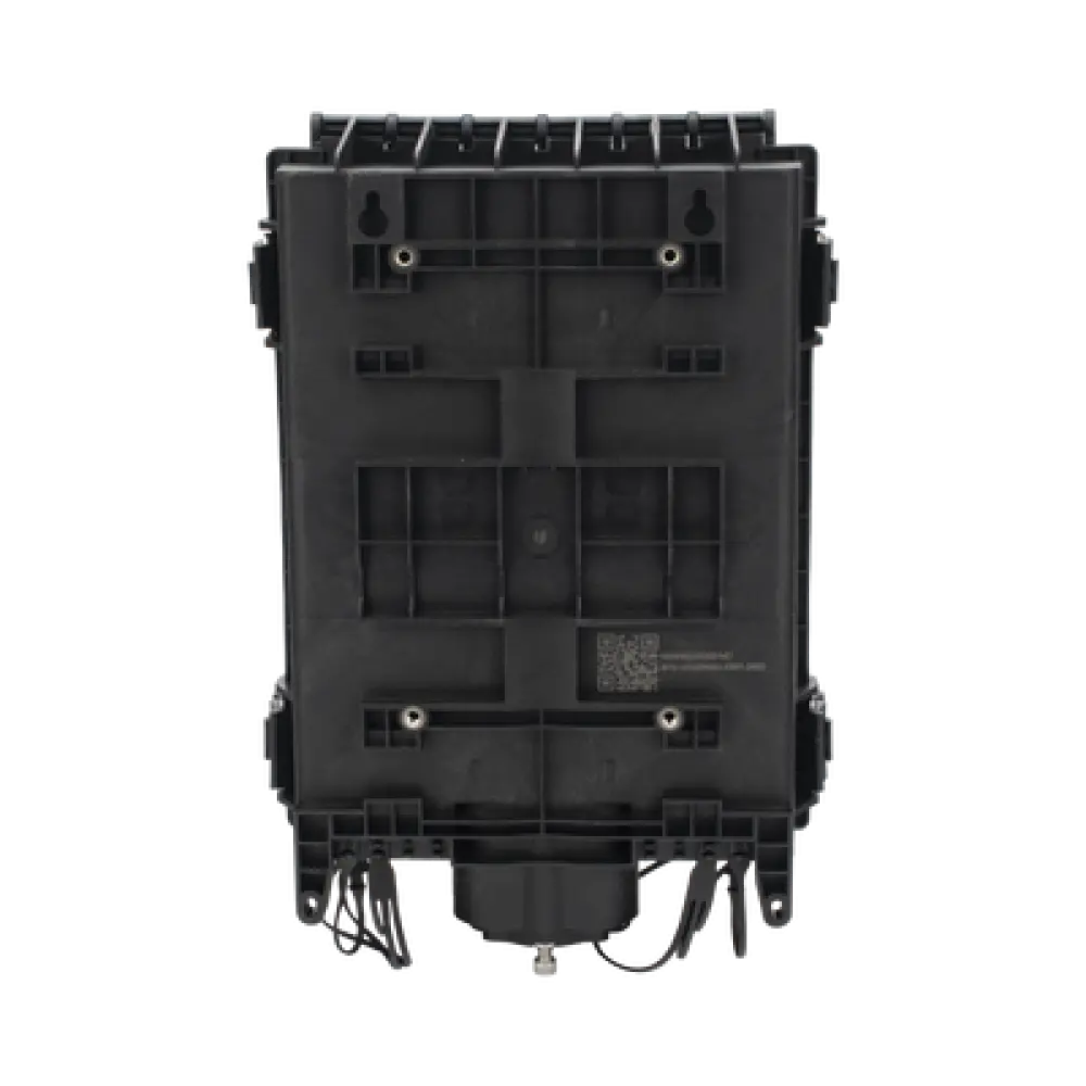 Caja de Distribución Óptica Preconectorizada / IP68 / 96 Empalmes / 2 Splitters 1x4 / 8 Puertos / Exterior