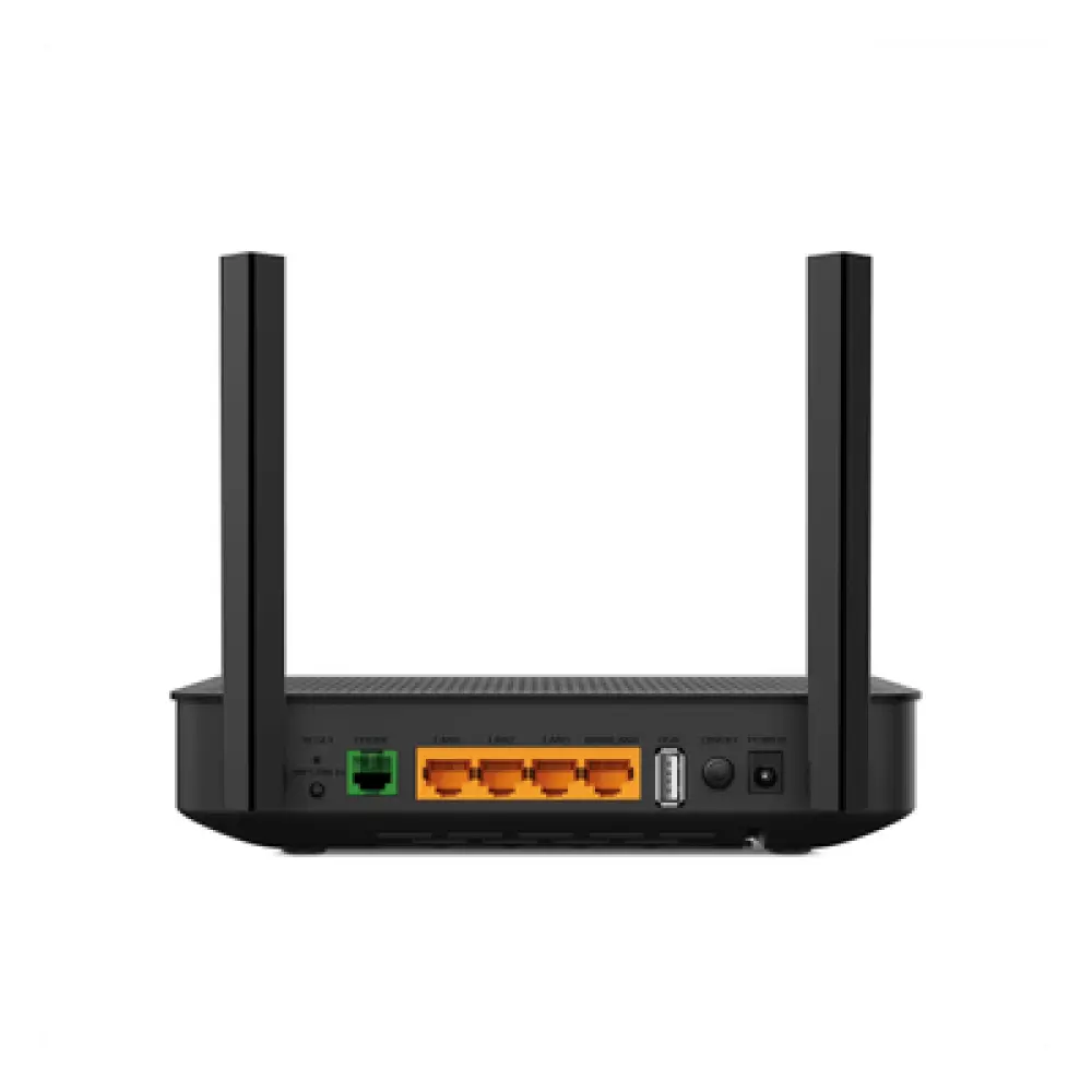 ONU/ONT Router Wi-Fi 6 / AX3000 Dual Band / 1 Puerto PON SC/APC / 4 Puertos Gigabit / 1 Puerto FXS VoIP / EasyMesh / AgiNet Cloud