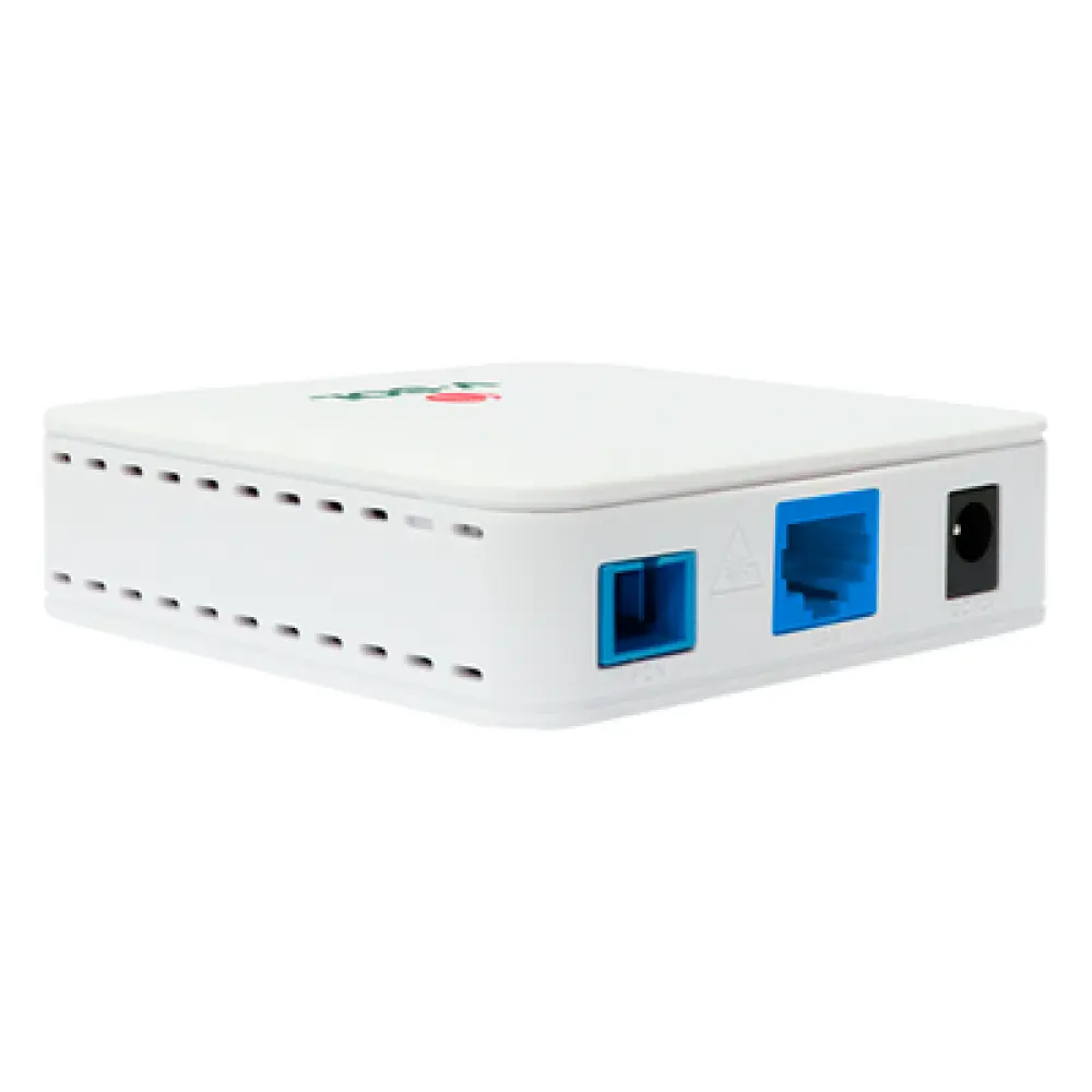 ONU Bridge Dual / GPON-EPON / 1 Puerto SC/UPC / 1 Puerto LAN 2.5G / 82x82x25 mm / 0.27x0.27x0.08 ft