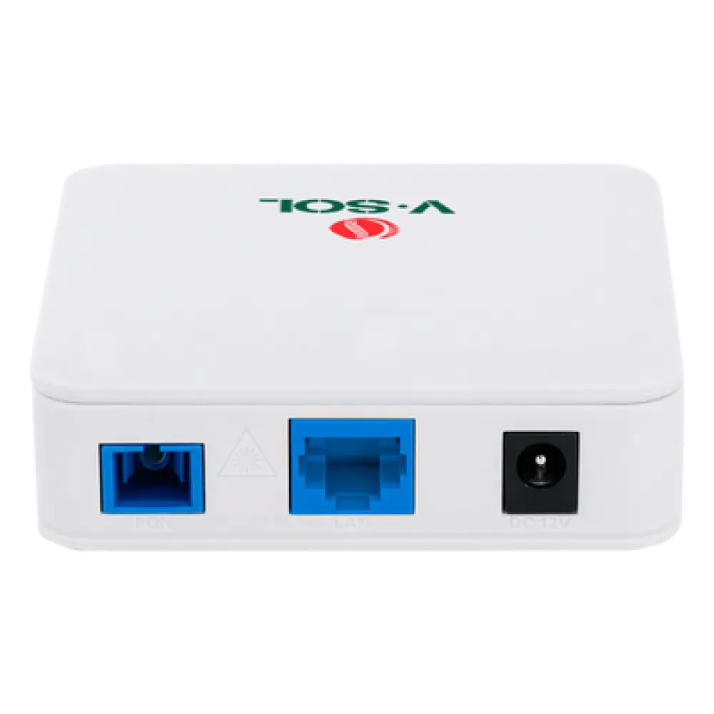 ONU Bridge Dual / GPON-EPON / 1 Puerto SC/UPC / 1 Puerto LAN 2.5G / 82x82x25 mm / 0.27x0.27x0.08 ft