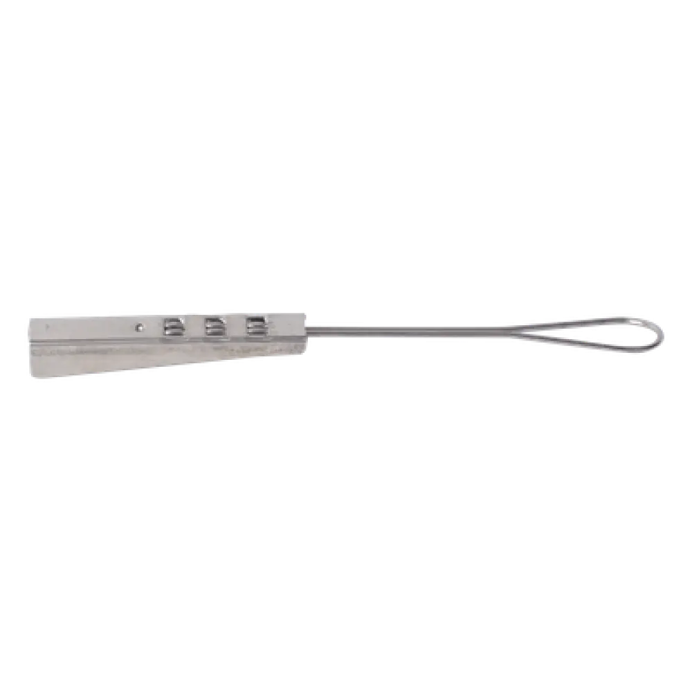 Remate Tipo Grapa / Acero Inoxidable / Tensión >600N / Sin Herramientas / Cable Drop Plano