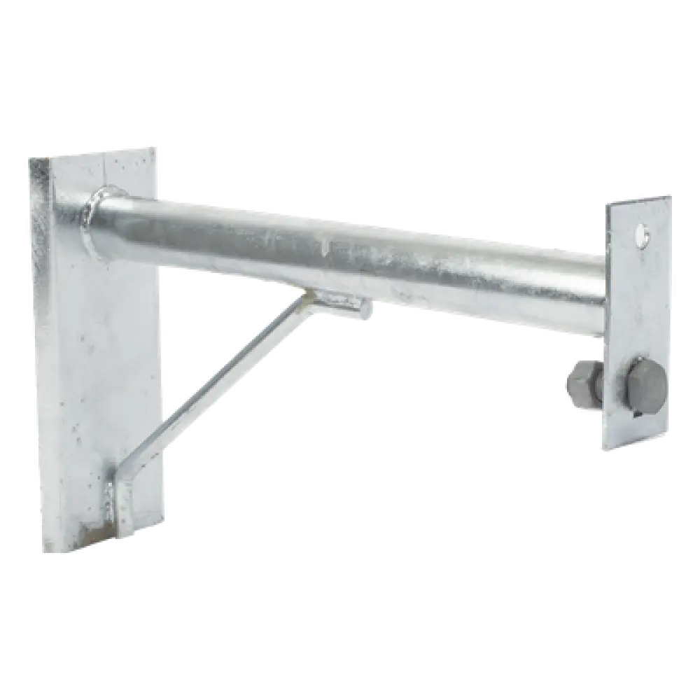 Brazo de Extensión para Fibra Óptica / 40 cm (15.7 in) / Acero Galvanizado en Caliente / 2 kg / Compatible con Herrajes Tipo J / ADSS y Mini-ADSS
