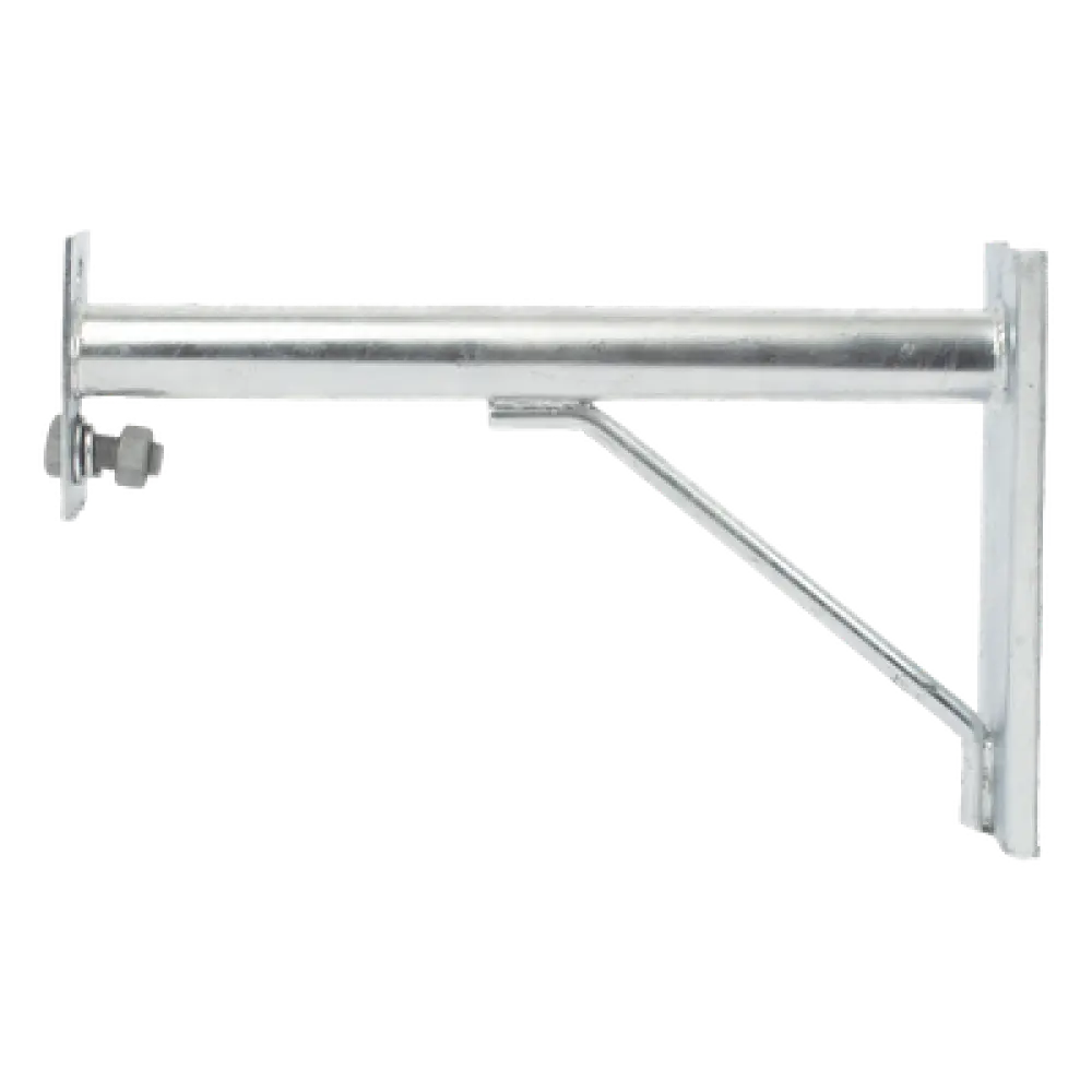 Brazo de Extensión para Fibra Óptica / 40 cm (15.7 in) / Acero Galvanizado en Caliente / 2 kg / Compatible con Herrajes Tipo J / ADSS y Mini-ADSS