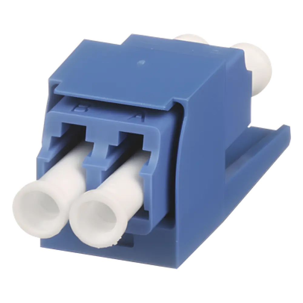 Módulo Acoplador / LC Duplex / Monomodo OS1/OS2 / Mini-Com / Cerámica Zirconia / 1 Espacio Modular