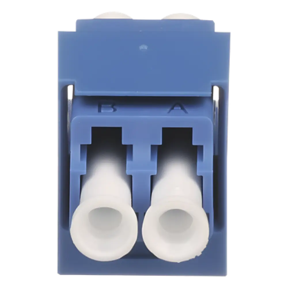 Módulo Acoplador / LC Duplex / Monomodo OS1/OS2 / Mini-Com / Cerámica Zirconia / 1 Espacio Modular