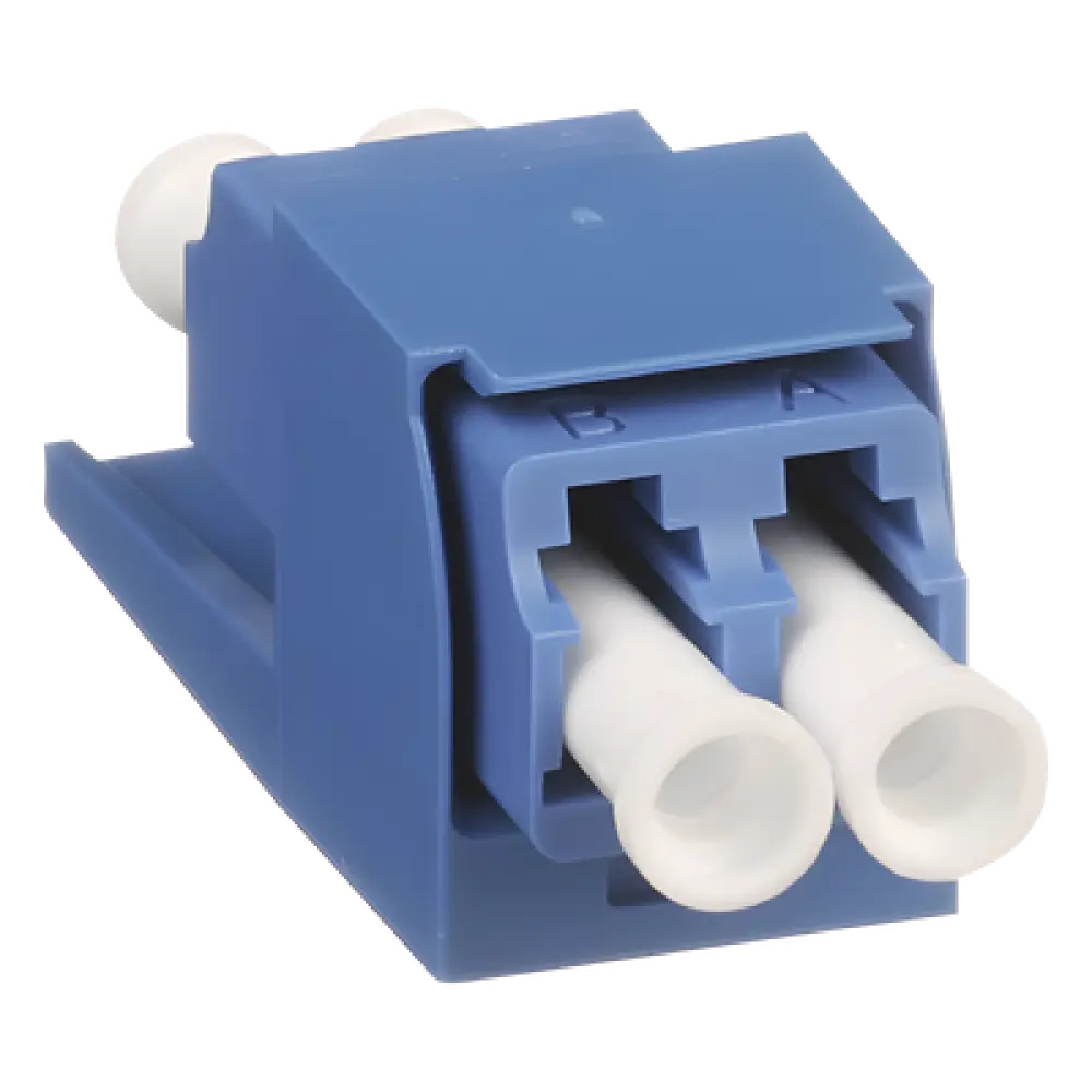 Módulo Acoplador / LC Duplex / Monomodo OS1/OS2 / Mini-Com / Cerámica Zirconia / 1 Espacio Modular