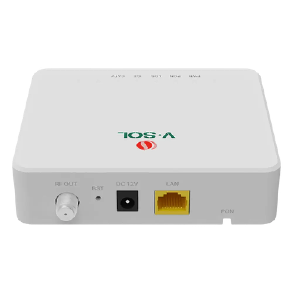 ONU Bridge / Dual GPON-EPON / 1x SC/APC PON / 1x LAN Gigabit / 1x CATV / Triple Play / 130x100x30 mm (5.1x3.9x1.2 in)