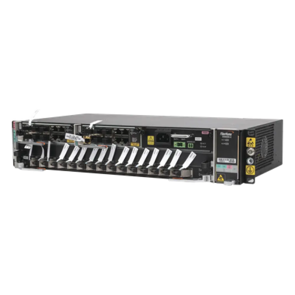 OLT GPON Carrier Class / 16 Puertos GPON / Backplane 800 Gbit/s / Uplink 1.04 Tbit/s / 2 UR / Fuente AC 90-290 VCA