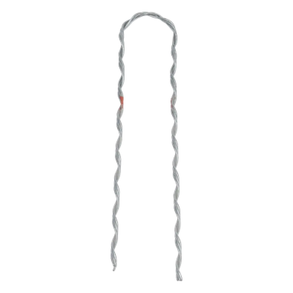 Remate Preformado para Fibra Óptica / Span 100 m (328.1 ft) / Mensajero Acero Φ 3.6 mm / Tensión 3386 kg / Pierna Dispareja