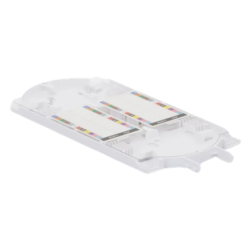Charola de Empalme para Fibra Óptica / 24 Empalmes por Fusión / Capacidad 144 Núcleos / IP68 / -40°C a +65°C / Φ220x480 mm