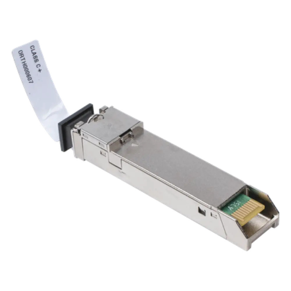 Módulo SFP GPON / Clase C+ / Velocidad TX 2.488 Gbit/s / RX 1.244 Gbit/s / Alcance 20 km / Conector SC/PC Simplex