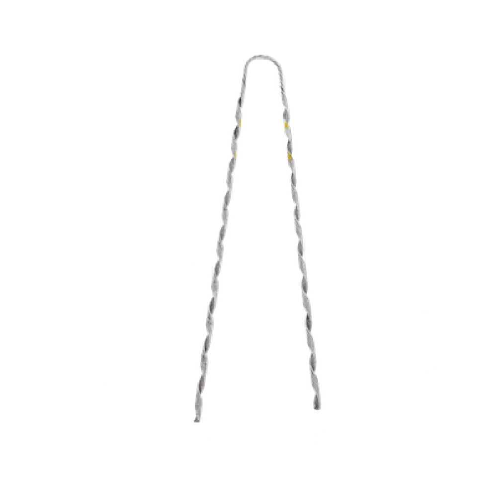Remate Preformado para Fibra Óptica / Acero Galvanizado / Mensajero 6.3 mm (1/4") / Tensión 4233 kg / Longitud 635 mm (25") / Pierna Dispareja