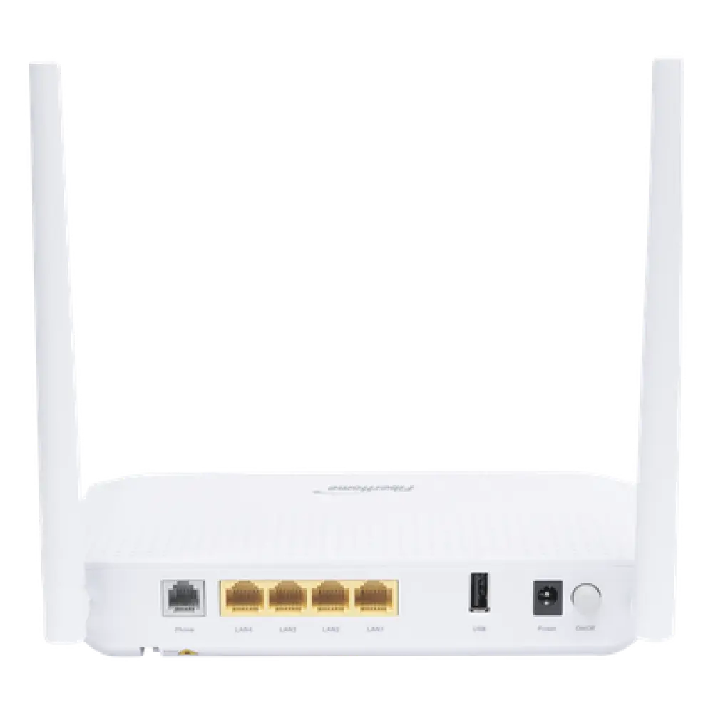 ONT GPON / 4 Puertos Gigabit / Wi-Fi Dual Band 2.4/5 GHz / 1 Puerto POTS / USB 2.0 / MIMO 2x2 / 2 Antenas 5 dBi / SC/UPC