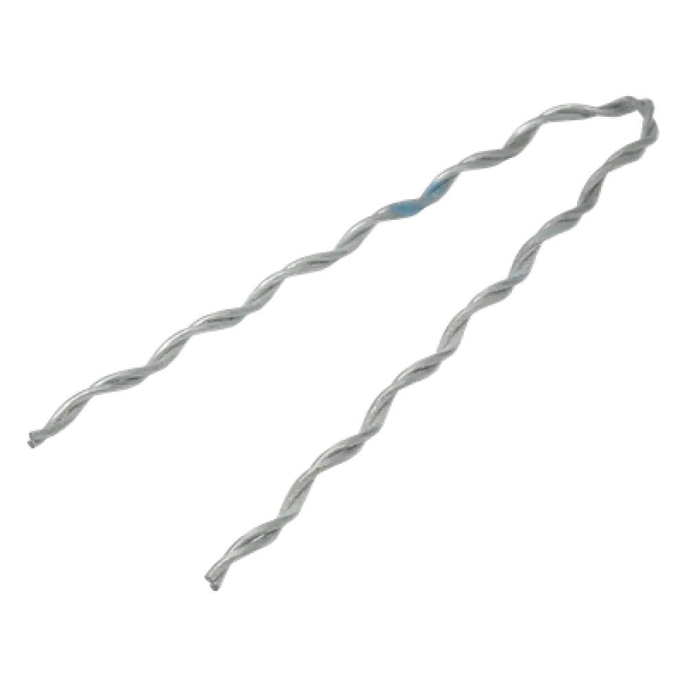 Remate Preformado para Cable Guía de Acero / Acero Galvanizado / Ø 1.2 - 1.3 mm / Tensión 1300 N / Longitud 160 mm (0.52 ft) / Instalación sin Herramientas
