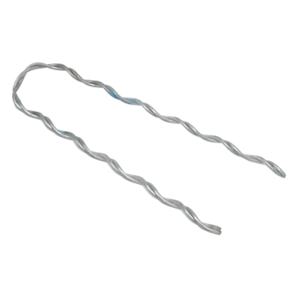 Remate Preformado para Cable Guía de Acero / Acero Galvanizado / Ø 1.2 - 1.3 mm / Tensión 1300 N / Longitud 160 mm (0.52 ft) / Instalación sin Herramientas