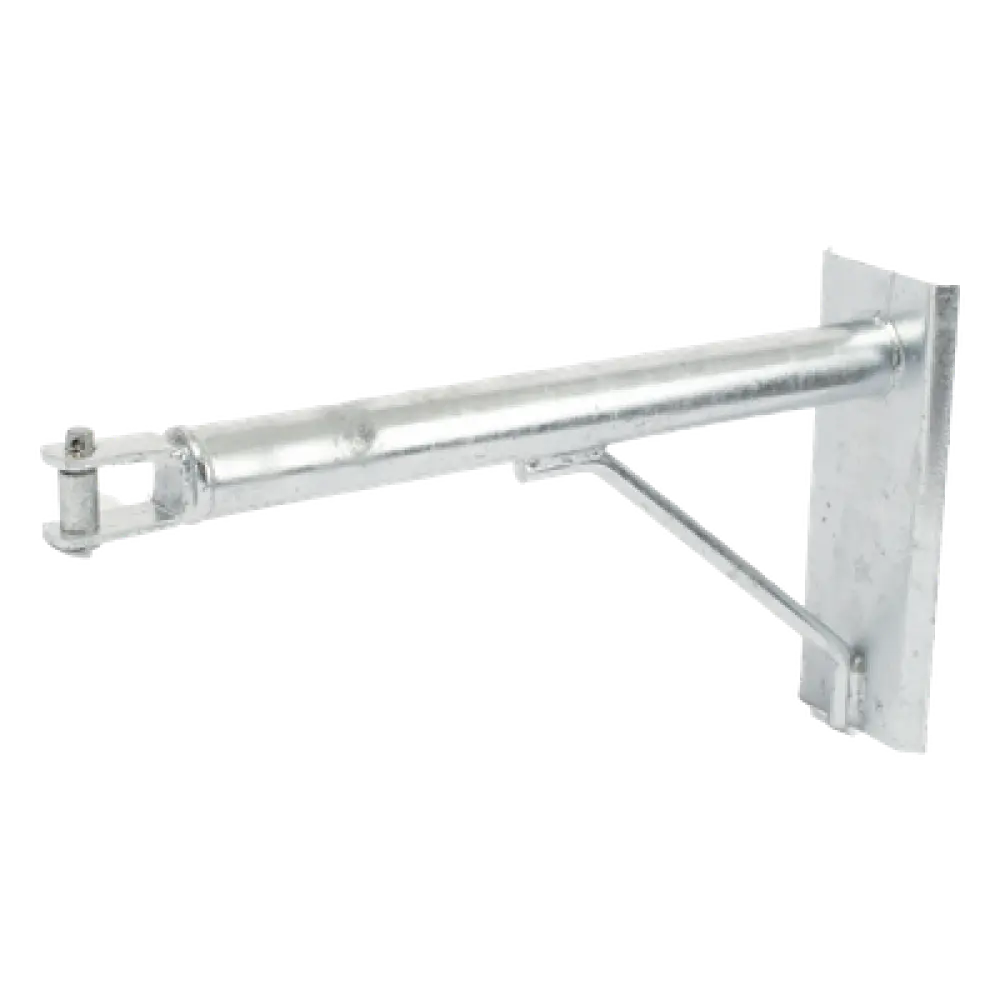 Brazo de Extensión para Fibra Óptica / 40 cm (15.7 in) / Acero Galvanizado en Caliente / Tipo D Pequeño / 2 kg / ADSS y Mini Figura 8