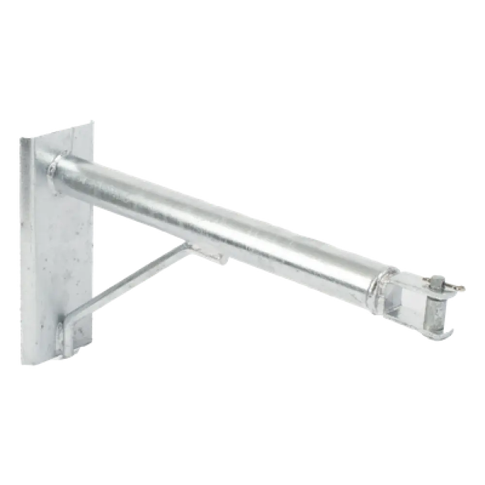 Brazo de Extensión para Fibra Óptica / 40 cm (15.7 in) / Acero Galvanizado en Caliente / Tipo D Pequeño / 2 kg / ADSS y Mini Figura 8