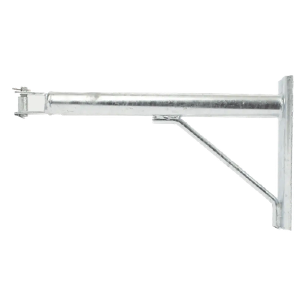 Brazo de Extensión para Fibra Óptica / 40 cm (15.7 in) / Acero Galvanizado en Caliente / Tipo D Pequeño / 2 kg / ADSS y Mini Figura 8