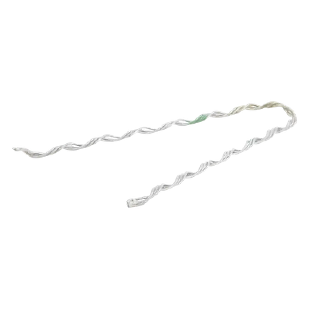 Remate Preformado / Acero Galvanizado / Fibra Drop Redonda / Ø3 mm / 196 mm (7.7') / 1200 kg