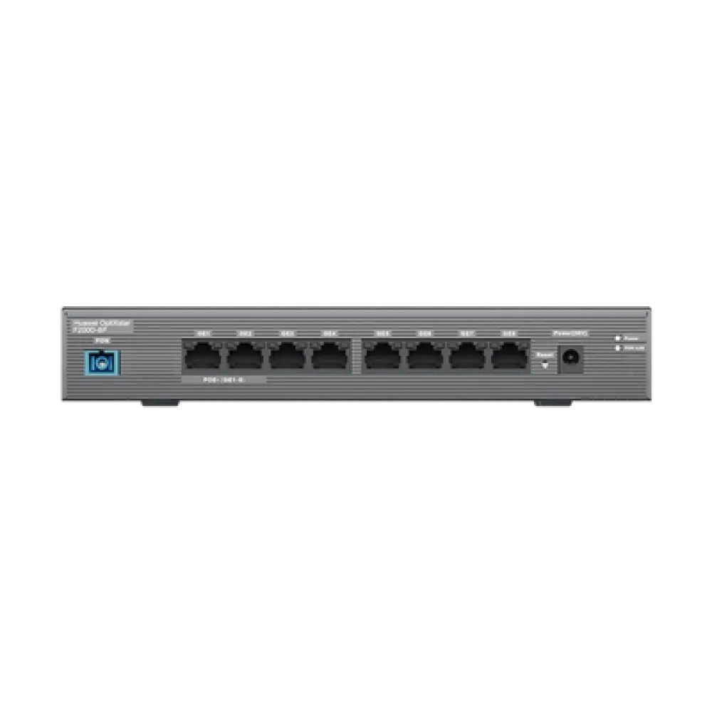 ONU Switch PoE / 8 Puertos Gigabit PoE+ / 1 PON GPON 2.488 Gbps / 120 W / Modo Puente / Administración Nube