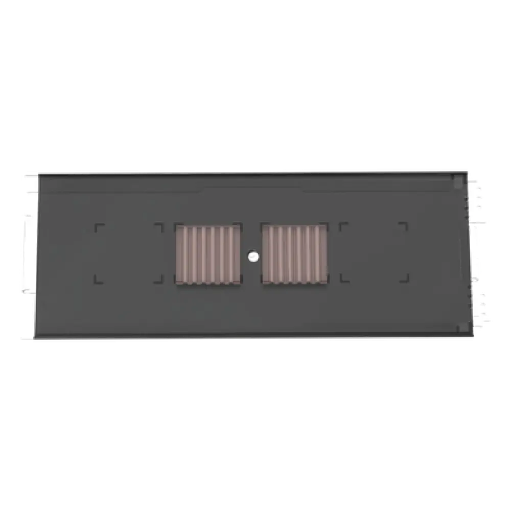 Charola de Empalme para Fibra Óptica / 24 Empalmes / Compatible con FRME3 y FRME4 / 11.75x4.38x0.37 pulgadas (298.4x111.4x9.5 mm)