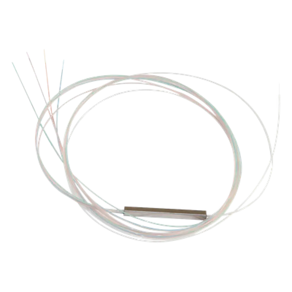 Splitter Óptico PLC / 1x4 / Fusión Sin Conectores / 1260-1650nm / -40°C a 85°C