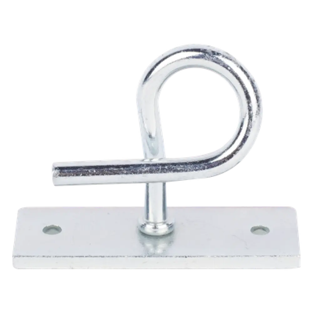 Herraje de Sujeción para Remates Drop / Acero Galvanizado / Tensión 600 N / Ajuste Flexible de Ángulo / Interior o Exterior