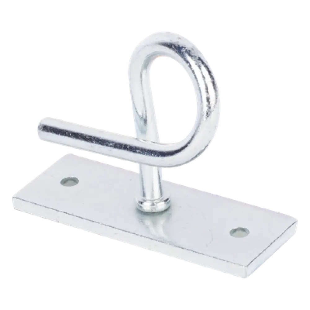 Herraje de Sujeción para Remates Drop / Acero Galvanizado / Tensión 600 N / Ajuste Flexible de Ángulo / Interior o Exterior