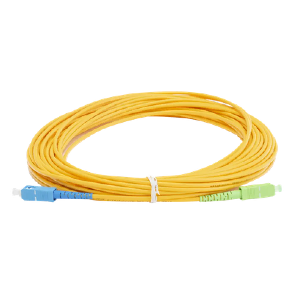 Jumper de Fibra Óptica / Monomodo OS2 / SC/UPC-SC/APC / Simplex / 15 m (49.21 ft) / 3 mm / PVC
