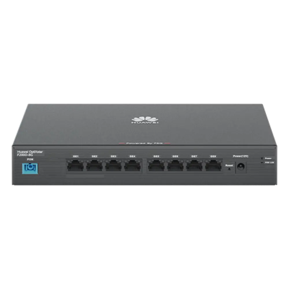 ONU Gigabit / 8 Puertos GE / 1 Puerto PON SC/UPC / Downstream 2.488 Gbps / Upstream 1.244 Gbps / Modo Puente / Administración Nube