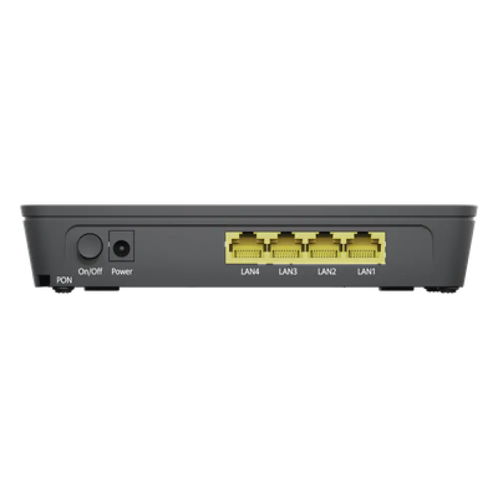 ONU GPON / 4 Puertos Gigabit / 1 PON SC/UPC / Downstream 2.488 Gbps / Upstream 1.244 Gbps / Modo Puente / Administración Nube
