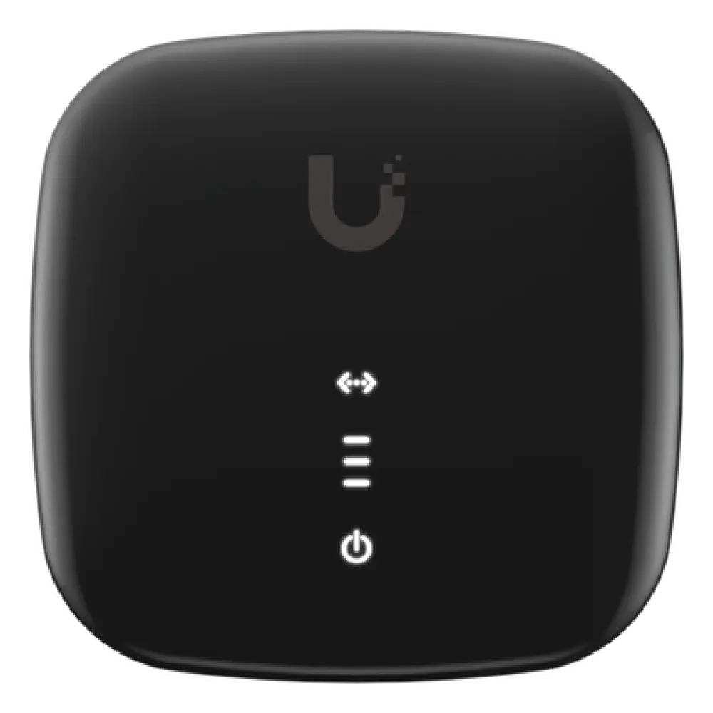 ONU XG-PON / 10 Gbps Bajada / 2.5 Gbps Subida / Alcance 20 km (12.4 mi) / SC/APC / Puerto 2.5GbE / Gestión UISP