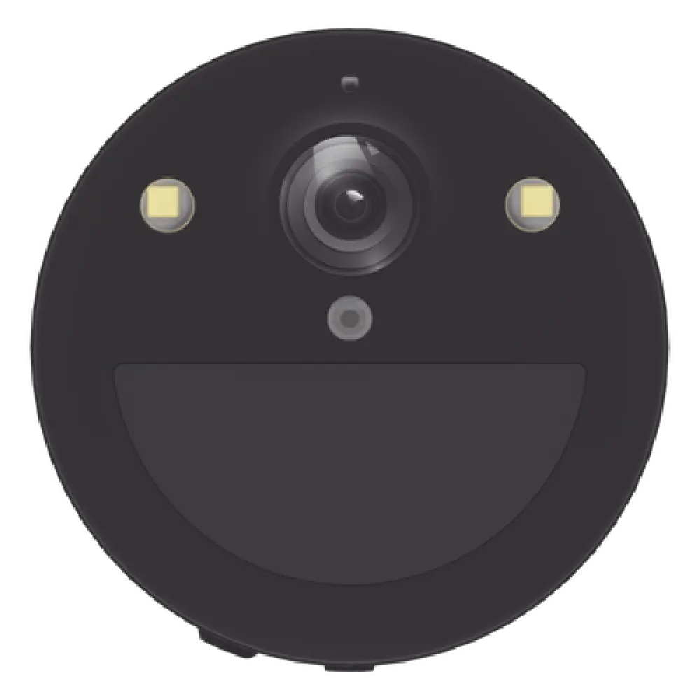 Cámara IP WiFi / 4K 8 MP / Lente 2.8mm / Visión Nocturna Color 15 m (49.2 ft) / Batería Recargable / Audio Bidireccional / IP65