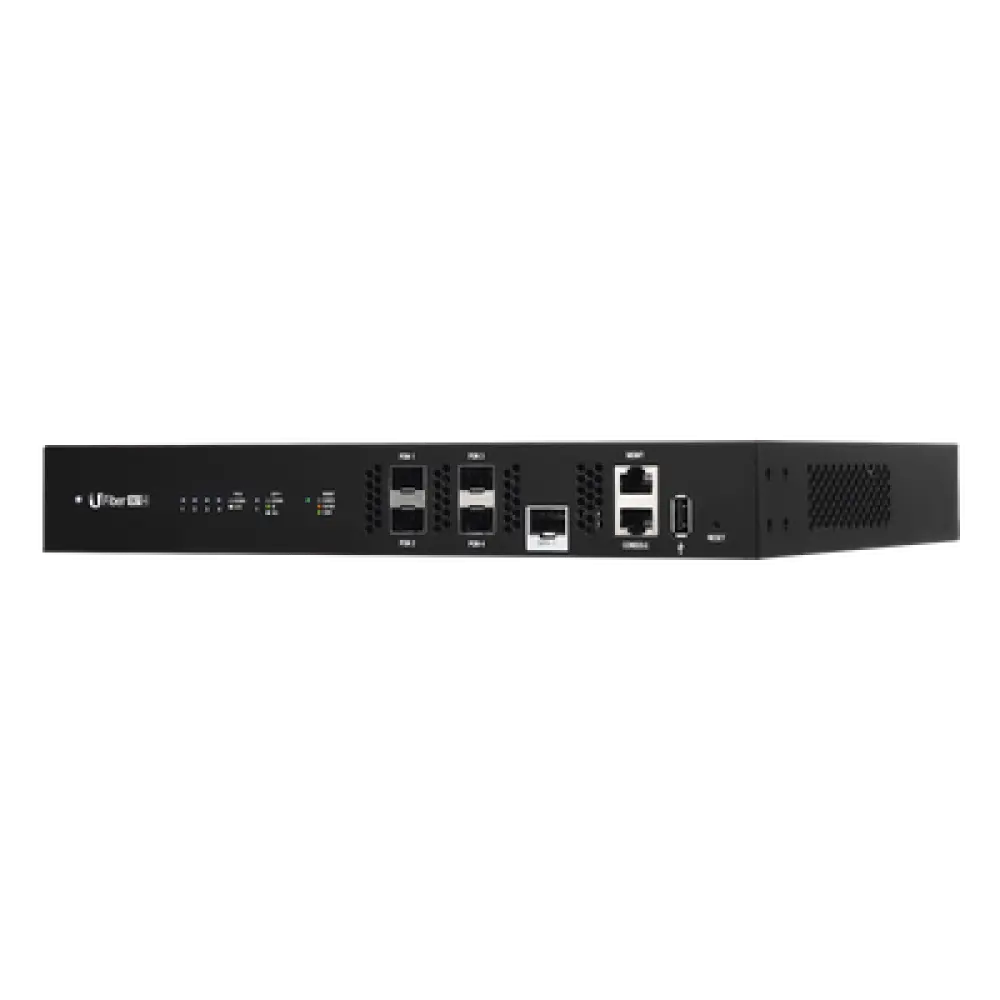 Terminal de Línea Óptica GPON / 4 Puertos SFP GPON / 1 Puerto SFP+ 10 G / 512 ONUs Concurrentes / 20 km (12.4 mi) / Rack 1U