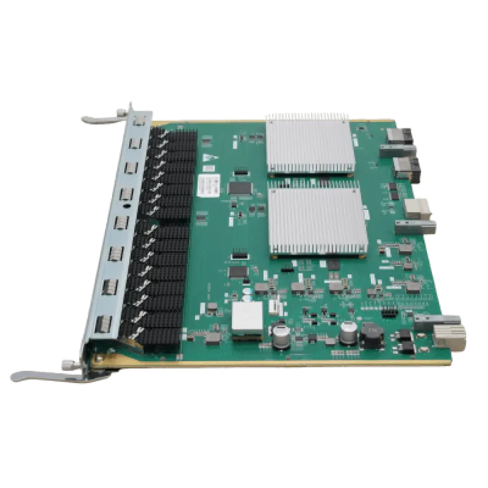 Tarjeta de Servicio OLT / 16 Puertos Combo GPON/XGSPON / 10 Gbps Simétrico / 20 km (65,616 ft) / 4096 ONUs XGS-PON / Split 1:256