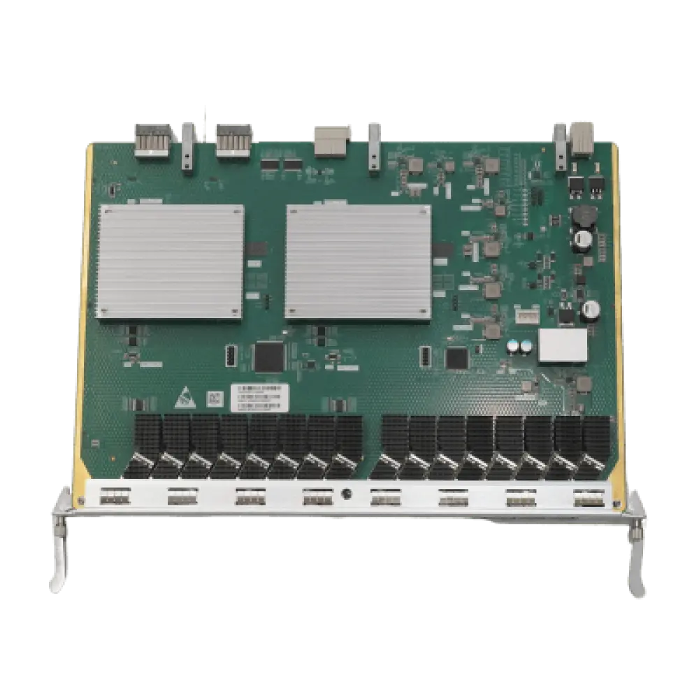 Tarjeta de Servicio OLT / 16 Puertos Combo GPON/XGSPON / 10 Gbps Simétrico / 20 km (65,616 ft) / 4096 ONUs XGS-PON / Split 1:256