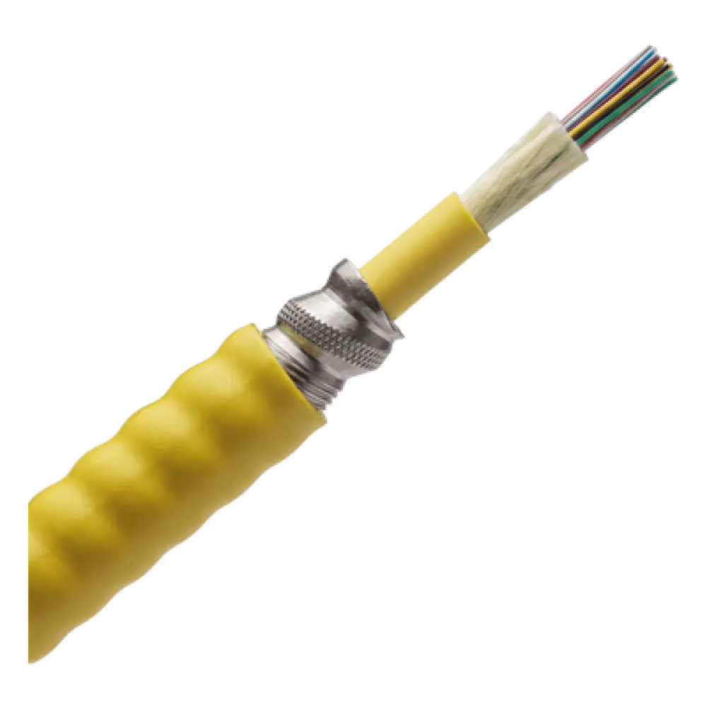 Cable de Fibra Óptica / 12 Hilos / Monomodo OS2 / Interior / Armado Tight Buffered 900 µm / OFCR Riser / Precio Por Metro