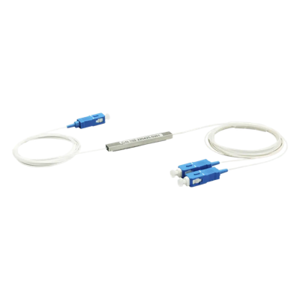 Divisor Óptico PLC / 1x2 / SC/UPC / 1260-1650 nm / -40 a 85°C / G.657A