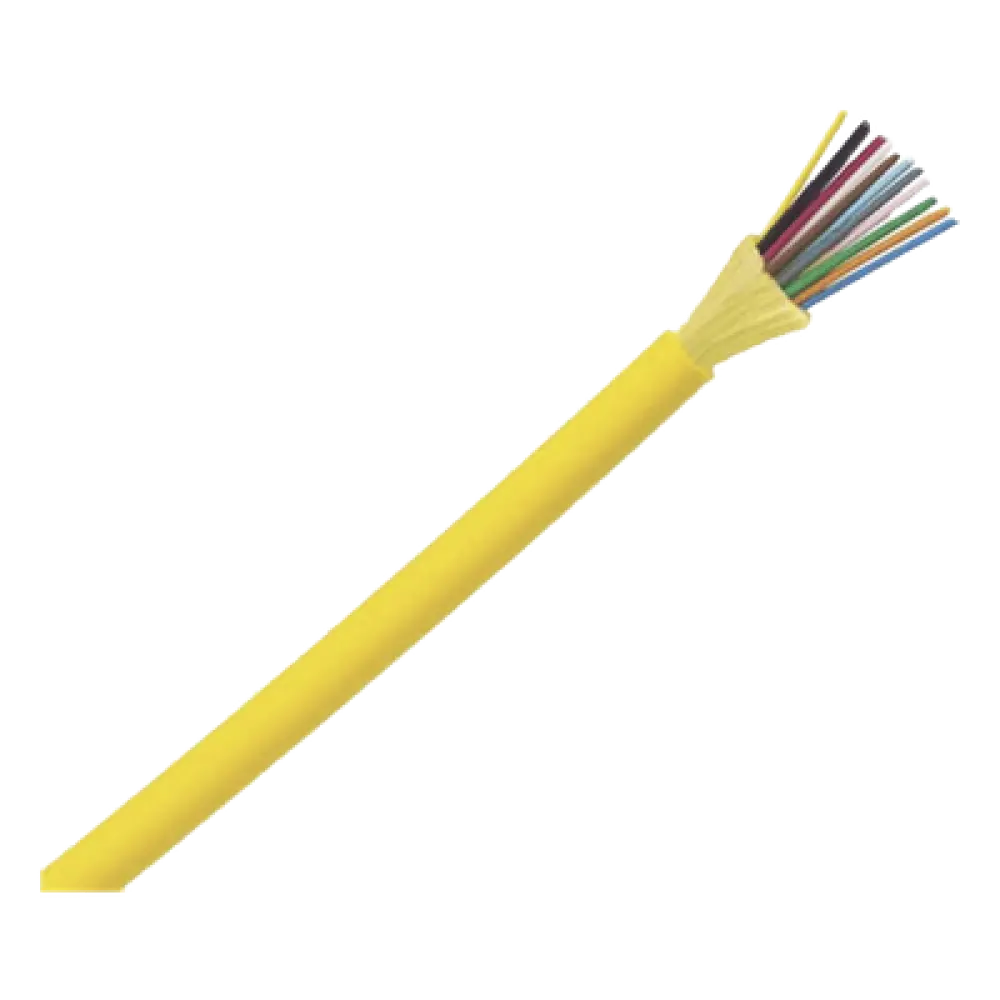 Cable de Fibra Óptica Interior / 24 Hilos / Monomodo OS2 9/125 / Tight Buffer 900 µm / LSZH / No Conductiva