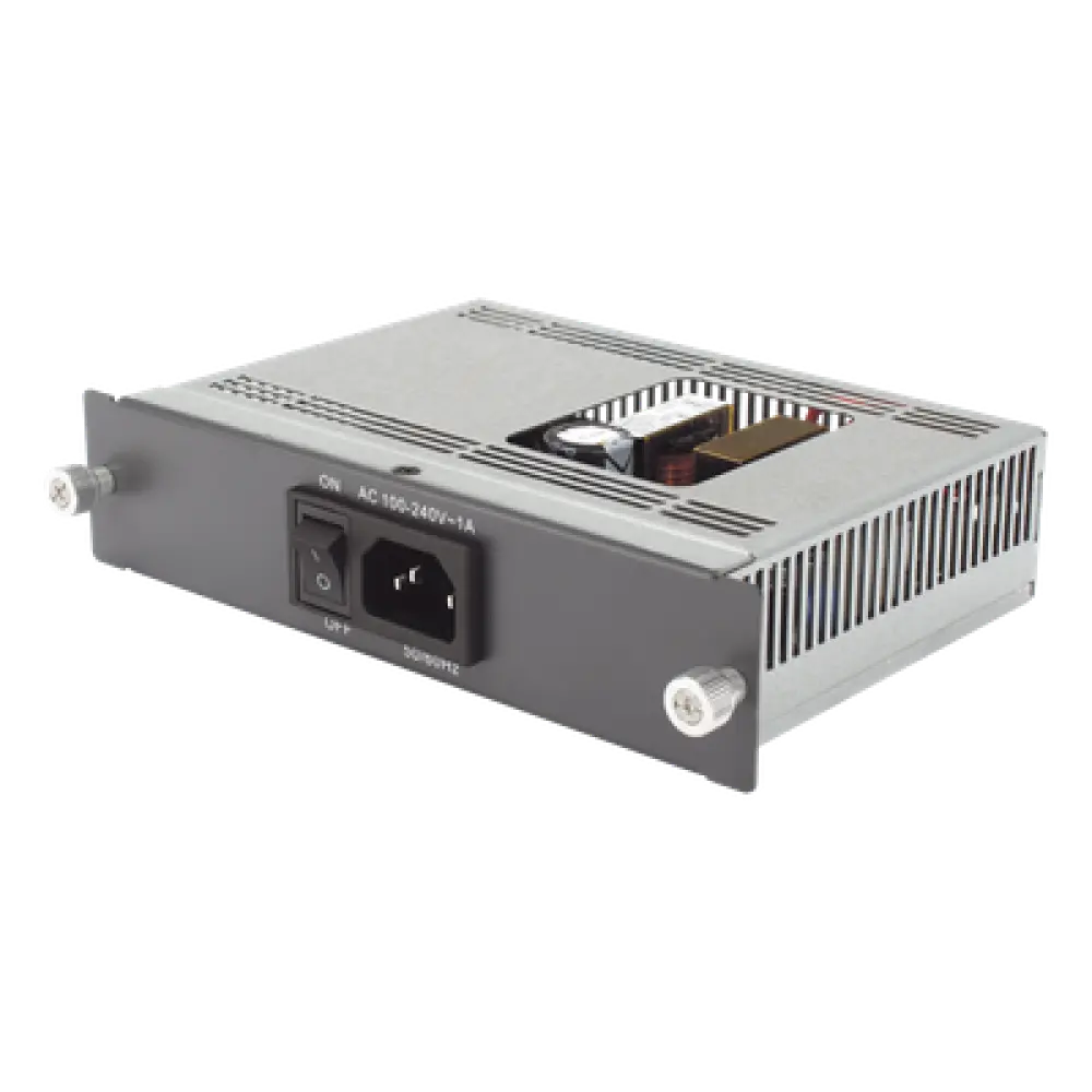 Fuente de Alimentación Redundante / Entrada 90~264 Vca / Salida +12 Vcc 6.25 A / Protección Dual / Para OLT