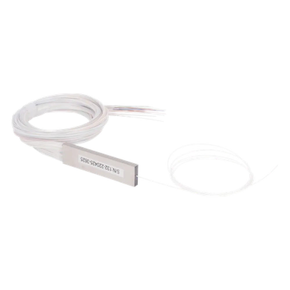 Divisor Óptico PLC / 1x32 / Pérdida de Inserción 16.6 dB / Fusión Directa / Rango -40 a 85°C / G.657A / 1260-1650 nm
