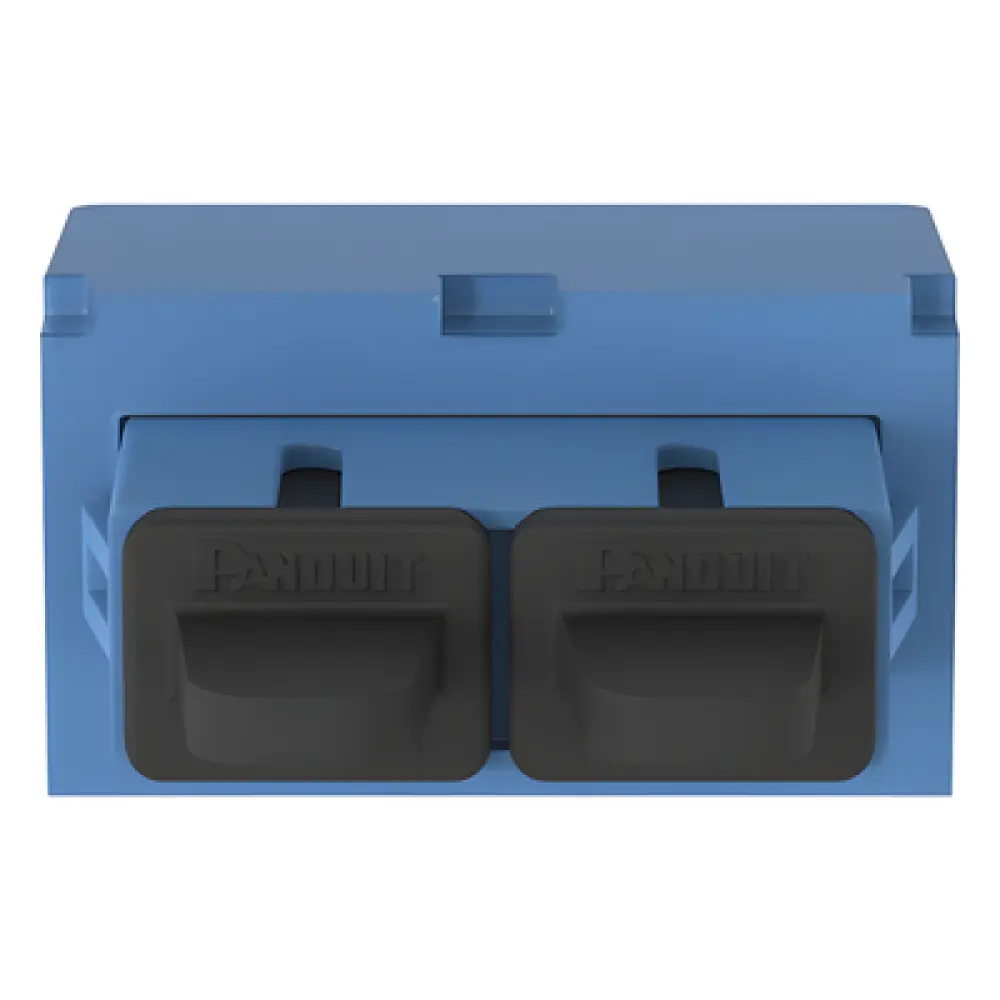 Módulo Acoplador / SC Duplex / Fibra Monomodo OS1/OS2 / Mini-Com / Cerámica Zirconia / Azul